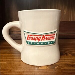 White Krispy Kreme Coffee Mug